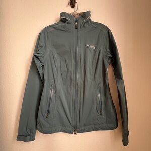 Columbia Women's Blue-Grey Wind Jacket